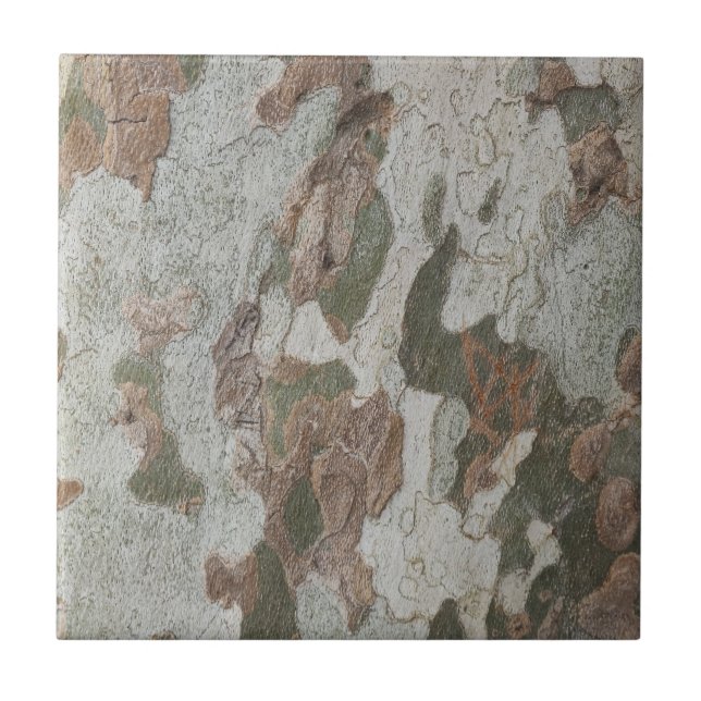 Carreau Le camouflage de l'arbre de l'avion ressemble à un (Devant)