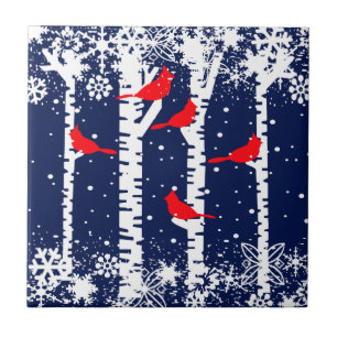 Carreau Le Cardinal d'hiver