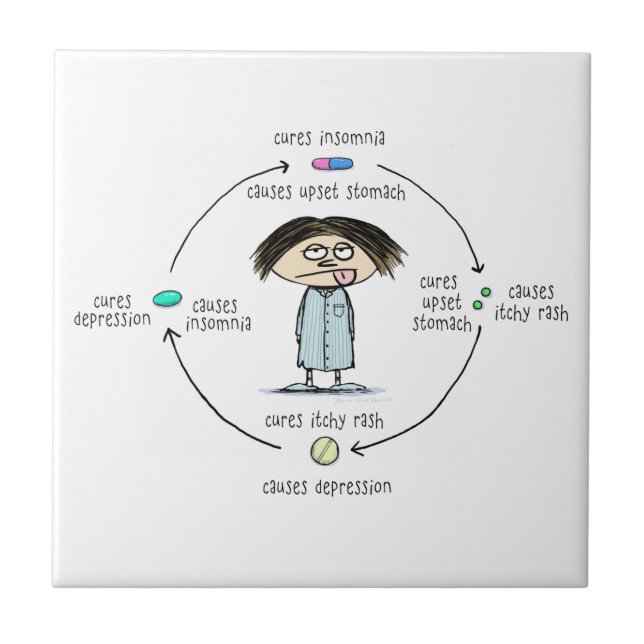 Carreau Le cercle des médicaments (Devant)