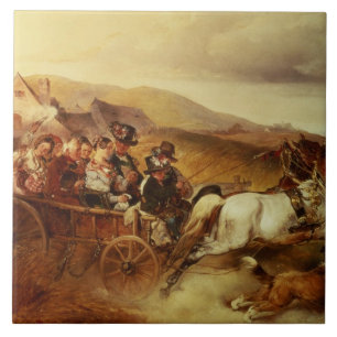 Carreau Le chariot de mariage