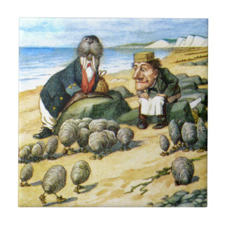 Carreau Le charpentier et le morse au pays des merveilles