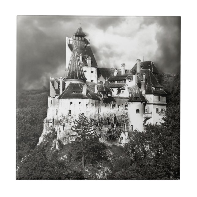 Carreau Le château de Dracula, la Transylvanie (Devant)