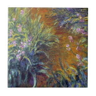 Carreau Le Chemin à travers les Iris par Claude Monet