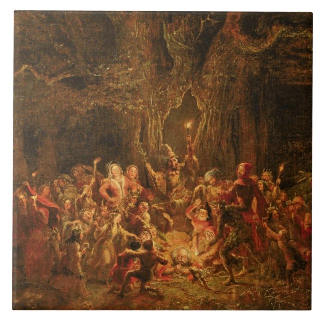 Carreau Le chêne de Herne "des joyeuses épouses de (Devant)