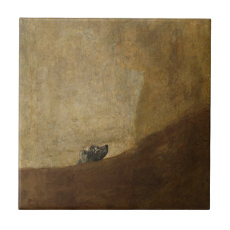 Carreau Le Chien par Francisco Goya
