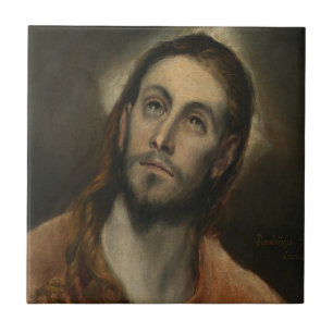 Carreau Le Christ à la prière, 1585-87 (huile sur la
