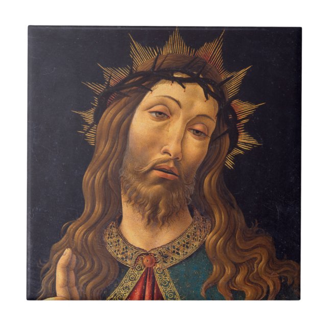 Carreau Le Christ couronné d'épines par Sandro Botticelli (Devant)