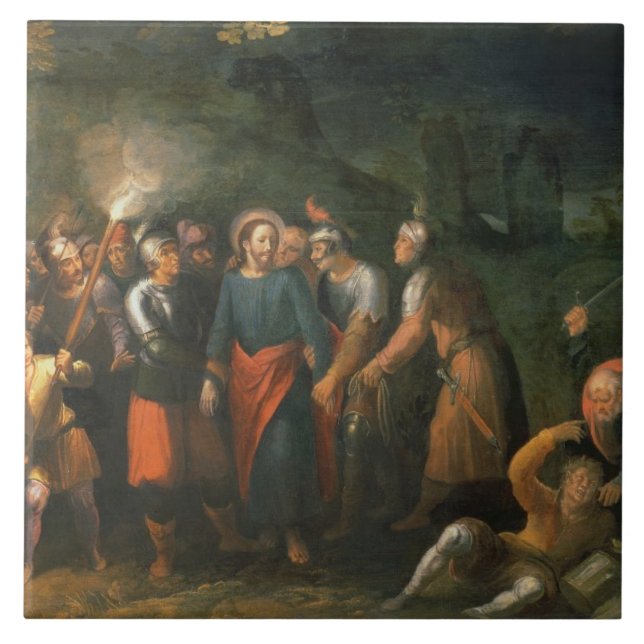 Carreau Le Christ dans le jardin de Gethsemane (Devant)