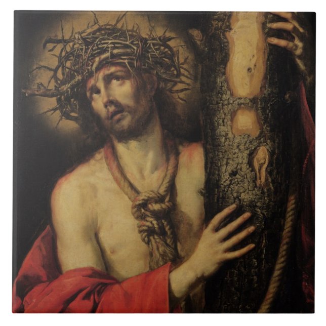 Carreau Le Christ, homme des peines, 1641 (huile sur la (Devant)