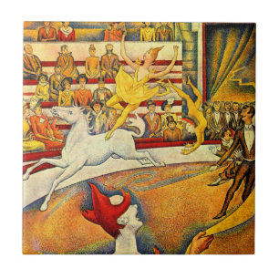 Carreau Le Cirque par Georges Seurat, Vintage Fine Art