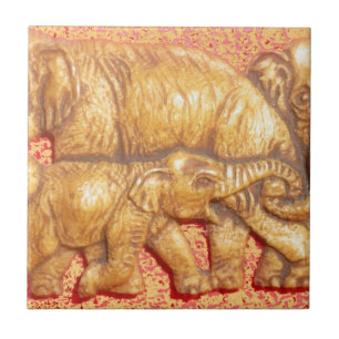 Carreau Le coeur du troupeau : Portrait de famille des élé