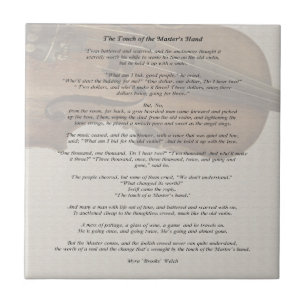 Carreau Le contact de la main de maître