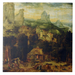 Carreau Le Coppermine (huile sur le panneau)