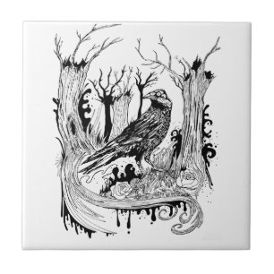 Carreau Le Corbeau noir