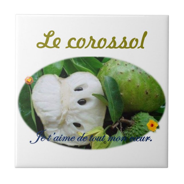 Carreau Le corossol (Devant)