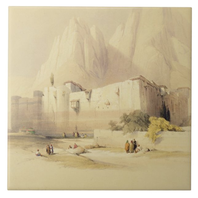 Carreau Le couvent de St Catherine, mont Sinaï, Februar (Devant)