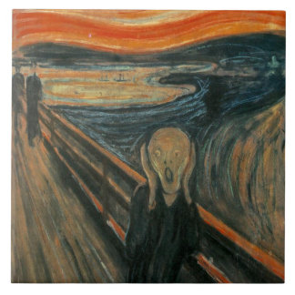 Carreau Le cri d'Edvard Munch