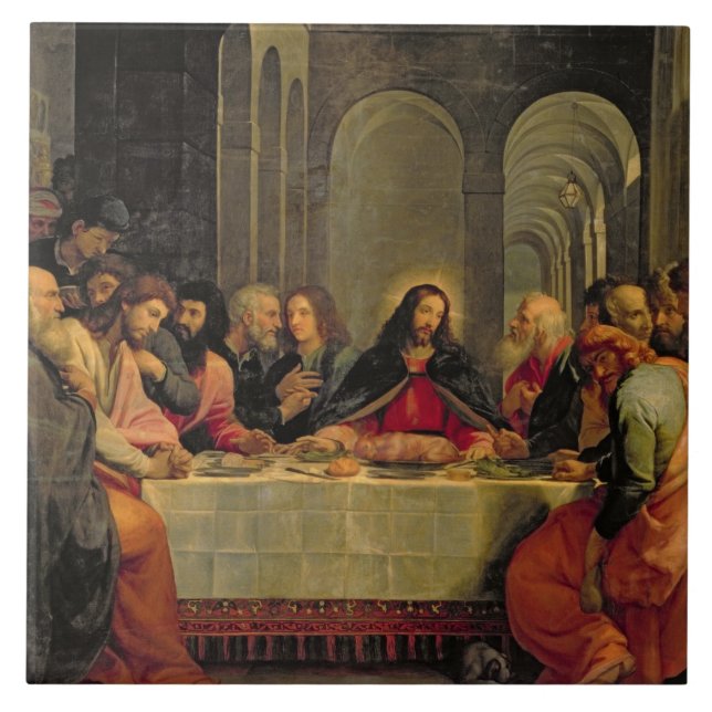 Carreau Le dernier dîner 2 (Devant)