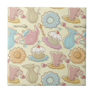 Carreau Le dessin de main bombe des silhouettes