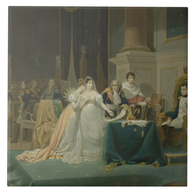 Carreau Le divorce de l'impératrice Josephine (1763-1814) (Devant)
