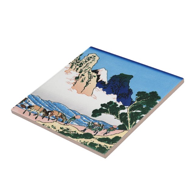 Carreau Le dos du Fuji de la rivière de Minobu (Côté)