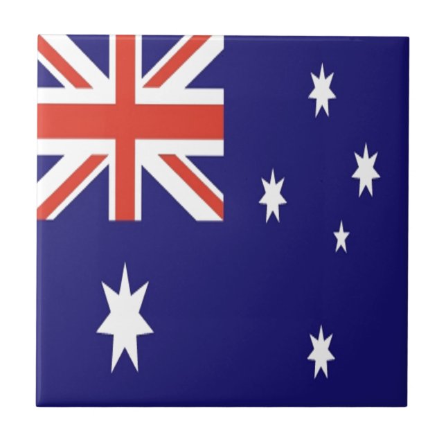 Carreau Le Drapeau de l'Australie (Devant)