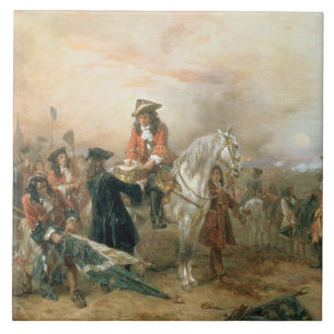 Carreau Le duc de Marlborough (1650-1722) signant le De