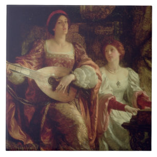 Carreau Le duo (huile sur la toile)