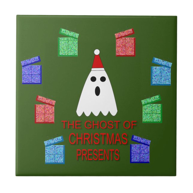 Carreau Le fantôme de Noël présente drôle (Devant)