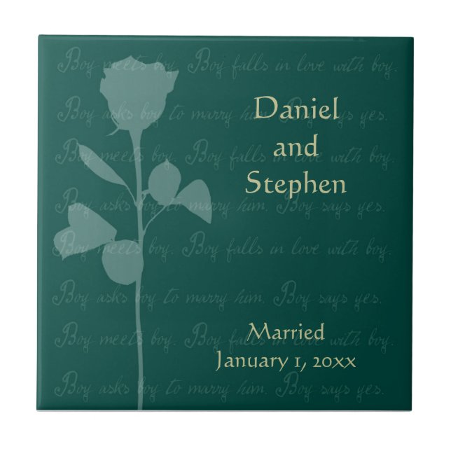 Carreau Le garçon rencontre le garçon (Devant)