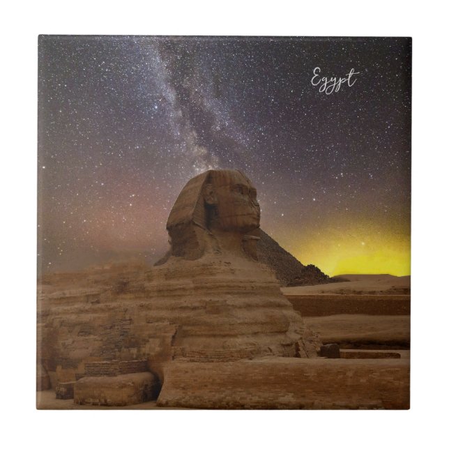 Carreau Le Grand Sphinx De Gizeh (Devant)