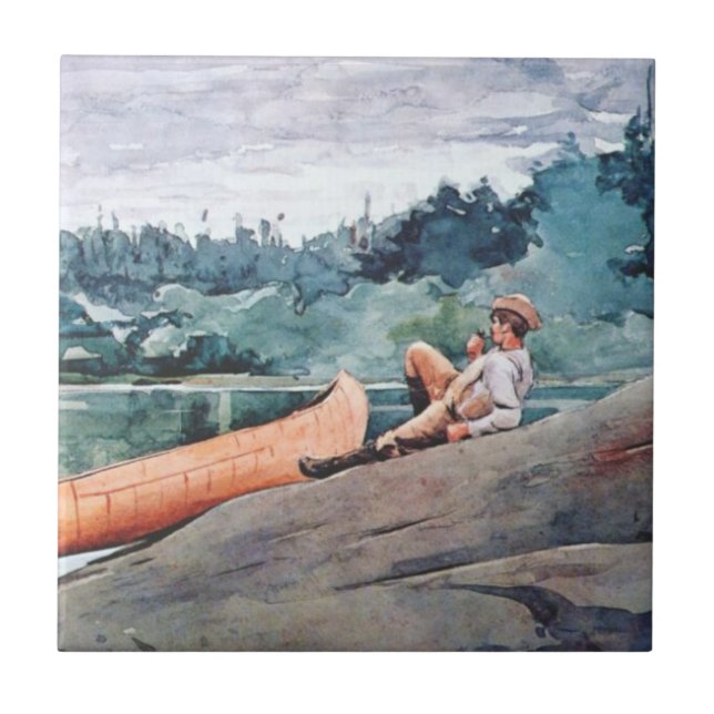 Carreau Le guide de la nature sauvage (par Winslow Homer) (Devant)