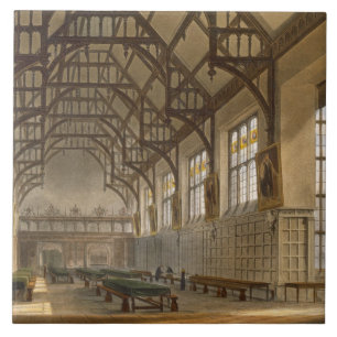 Carreau Le Hall de l'université de trinité, Cambridge, d