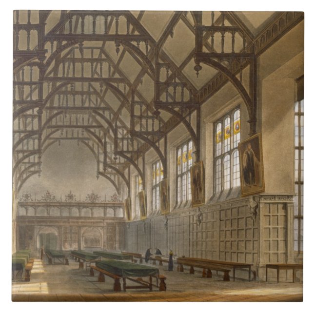 Carreau Le Hall de l'université de trinité, Cambridge, de (Devant)