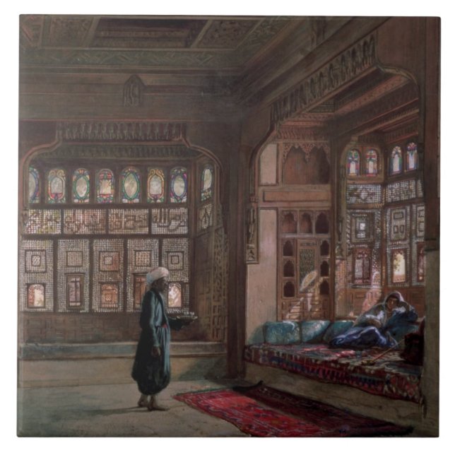 Carreau Le harem de cheik Sadat, le Caire, 1870 (Devant)