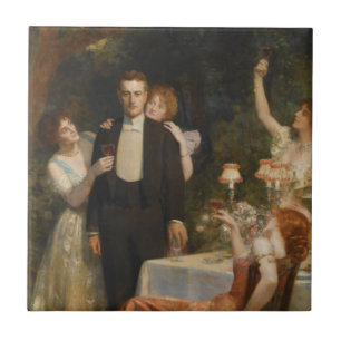 Carreau Le Jardin d'Armide (par John Collier)