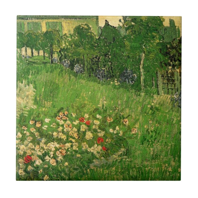 Carreau Le Jardin de Daubigny par Vincent van Gogh, Le Jar (Devant)