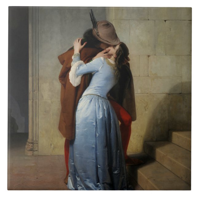 Carreau Le Kiss (par Francesco Hayez) (Devant)