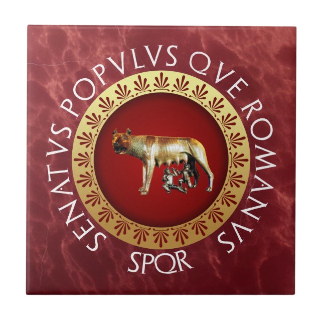 Carreau Le loup romain de Capitoline (Devant)