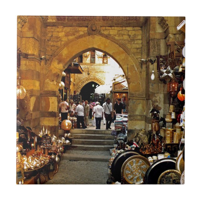 Carreau Le marché Khan al-khalili (Devant)