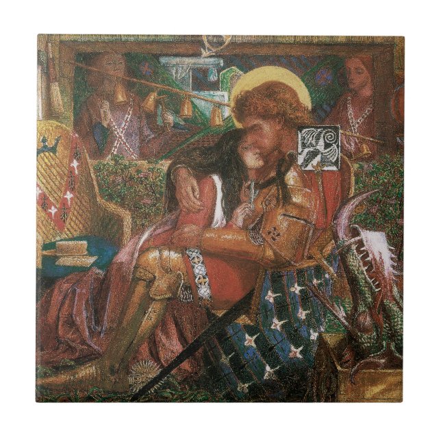 Carreau Le Mariage de saint Georges et de la princesse Sab (Devant)