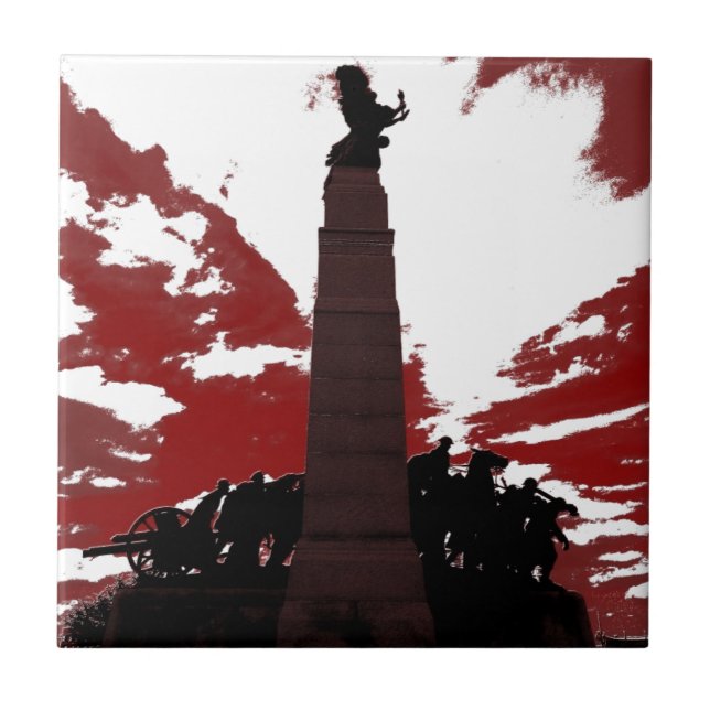 Carreau Le mémorial de guerre national (Devant)