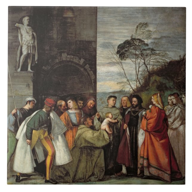 Carreau Le miracle du discours de l'enfant nouveau-né, 15 (Devant)