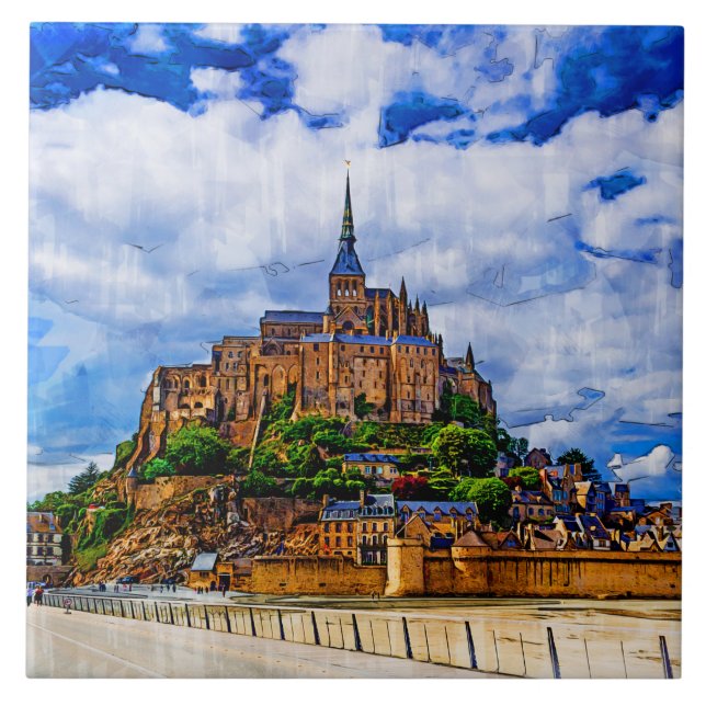 Carreau Le Mont Saint Michel (Devant)