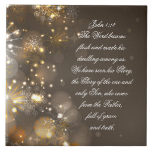 Carreau Le Mot Est Devenu Flesh Bible Verse Jean 1:14