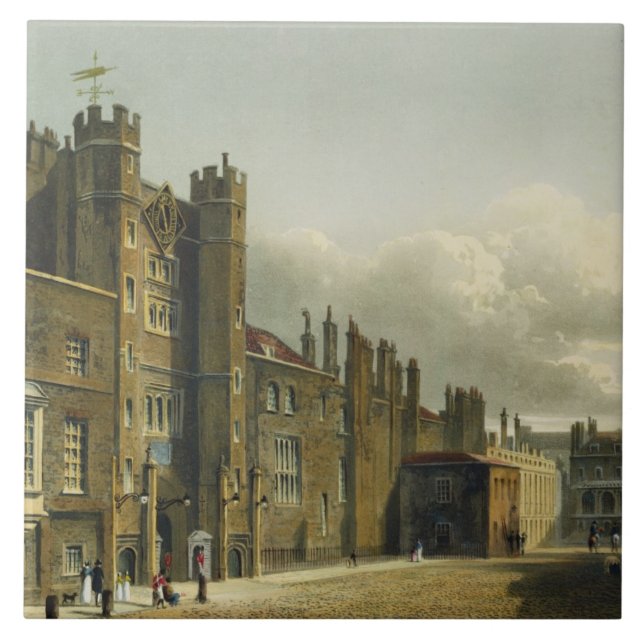 Carreau Le palais de St James, 'de l'histoire du royal (Devant)