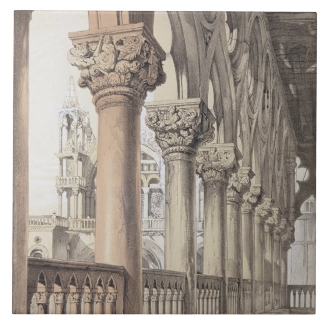 Carreau Le palais ducal, capitales de la Renaissance du (Devant)