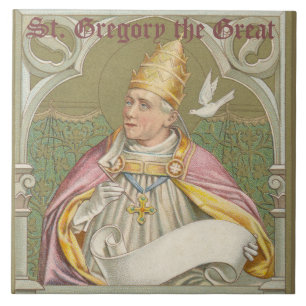 Carreau Le pape Saint Grégoire le Grand (M 067)