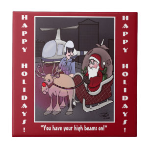 Carreau Le Père Noël Obtient Un Billet Carrelage En Cérami