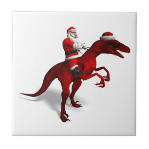 Carreau Le Père Noël Sur Dino